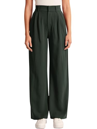 Image of NIMIN High Waisted Work Pants for Women Business Casual Outfits 2026 Office Dress Pants Trousers with Pockets