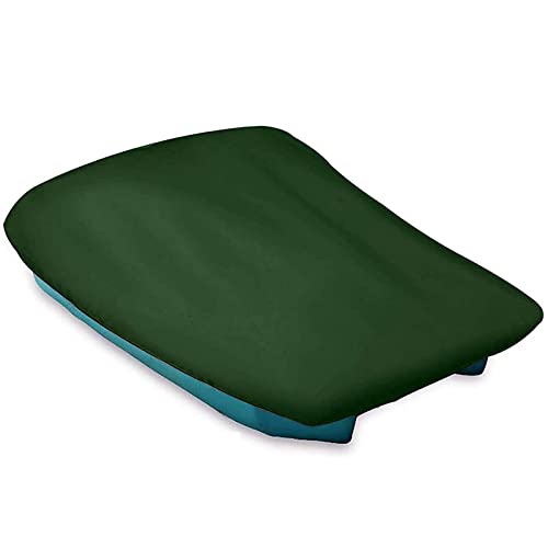 RIYIFER Cubierta de Lluvia para Botes a Pedales, Tela Oxford 600d a Prueba de Agua Cubierta de Botes a Pedales Resistente para Todo Tipo de Clima Protección,Verde,286 * 200cm Cover