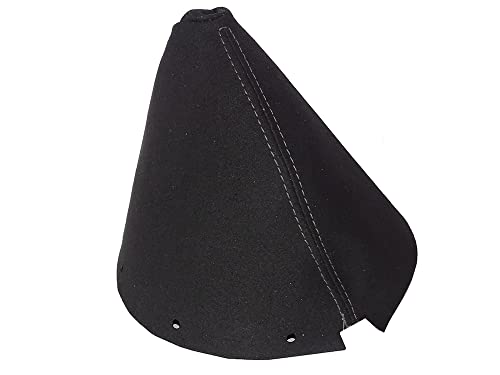 The Tuning-Shop Ltd Compatible with Shift Boot for Nissan 350Z 2002-2009 Suede Grey Stitching