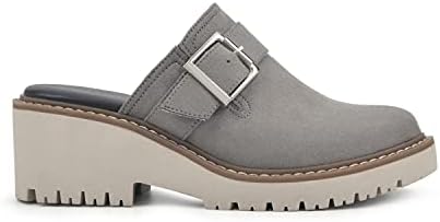 White Mountain Shoes Women's Daring Mule, Ltgrey/Fabric, 6.5 W | Image 1