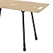 FytStycale Adjustable Height Folding Table for Outdoor Use, Ideal for Picnics and Coffee, Khaki