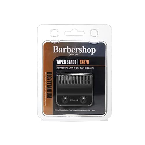 Miniatura 6 de FX8010B Cuchillas de repuesto de grafito negro compatibles con BaBylissPRO Barberology cuchillas de repuesto FX870FXF880FX810FX825FX673N, 2 unidades