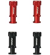 FOMTOR Ventilkappe, mit Ventilkern entfernen Funktion, Fahrrad Ventil, Ventiladapter Fahrrad, Fah...
