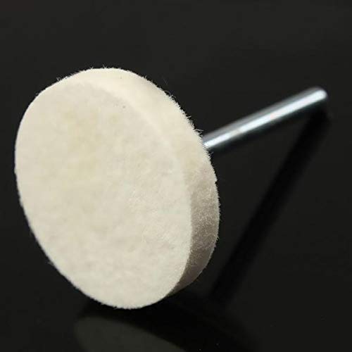 25mm Diameter Wool Felt Polishing Wheel Polisher Pad For D Rotary Tool