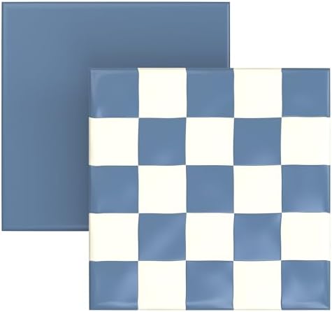 58" Inch Baby Play Mat Foldable Padded Yard For Babies And Toddlers Tummy Time Activity Memory Foam Soft Cushioned Nap (58 x 58, Blue/Cream)