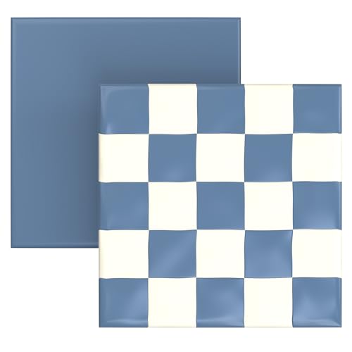 Weizzer Toys 58" Inch Baby Play Mat Foldable Padded Yard For Babies And Toddlers Tummy Time Activity Memory Foam Soft Cushioned Nap (58 x 58, Blue/Cream)