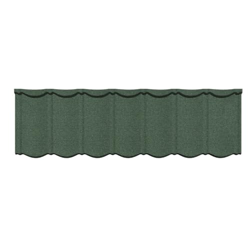 Tejas metálicas, paneles de acero galvanizado corrugado para techos (52,7' x 16,5'), láminas para techos arquitectónicos para reparación de cobertizos y techos de garajes.(A)