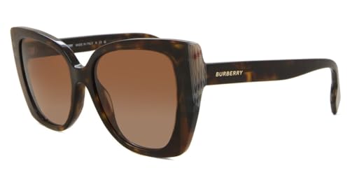 BURBERRY Sunglasses BE 4393 405313 Meryl Dark Havana/Check Brown2