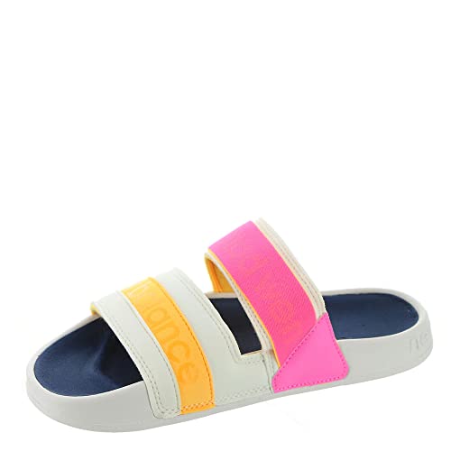 New Balance New Balance Women's 202 V2 Sandal, White/Vibrant Pink/Vibrant Apricot, 7 Medium US