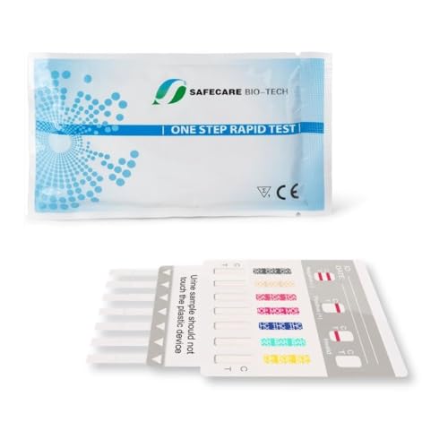 Test Multidrogas 5 drogas en Orina THC Cannabis Marihuana Cocaína Metanfetamina Anfetamina Prueba...