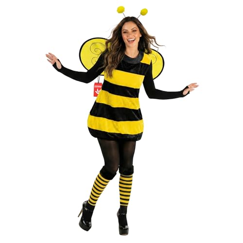 Morph Costume Abeille Femme, Déguisement Bourdon, Tenue Reine Abeille Soirée et Événements, L