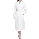 PAVILIA Womens Waffle Robe 230GSM