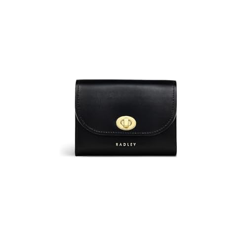 Radley London Black Leather Flapover Purse Cover
