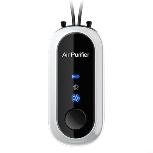 Portable Hanging-Negative Ions Purify Air Machine: Personal Air-Purifier Necklace Version,