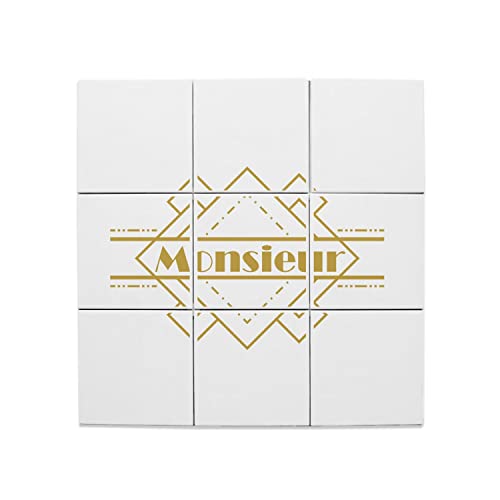 Carreaux céramique décoratif haut de gamme 20 x 20 cm style monsieur