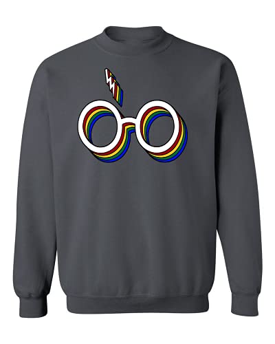 Glasses and Bolt Sweatshirt