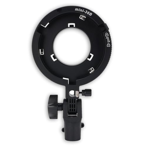 Adaptateur Bowens Mini à Standard en aluminium pour supports flash