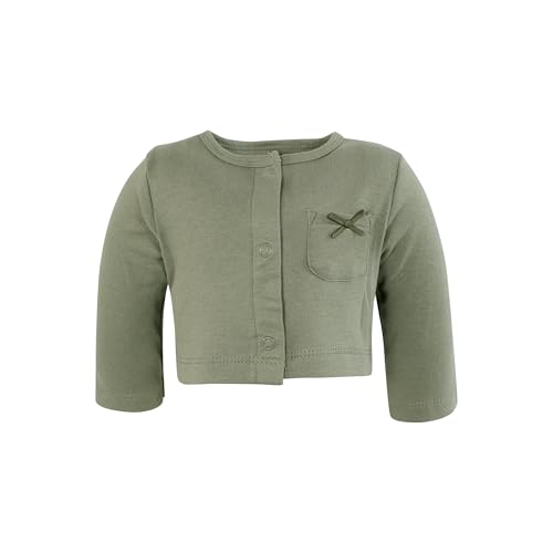 Image of Hudson Baby Girls' Cotton Dress and Cardigan Set