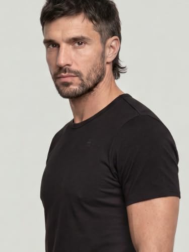 G-STAR Herren Base T-Shirt 2-Pack, Schwarz (Black D07205-124-990), XXS – Ansicht 3