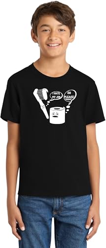Image of I Hate My Job Toothbrush Toilet Paper Funny Top Toothbrush Toilet Paper Humor Graphic Cotton Tee Adult Youth Tall Men Women