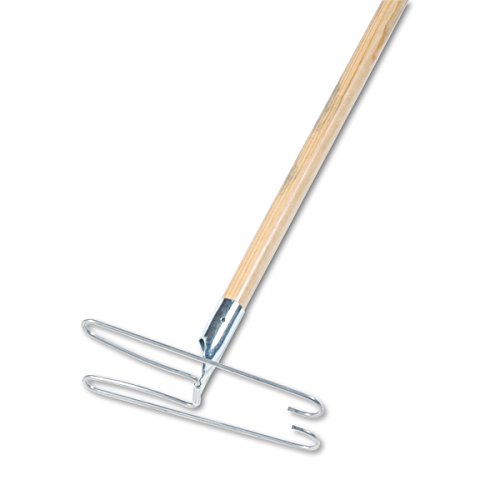 Boardwalk Bwk1492 Wedge Dust Mop Head Frame/Natural Wood Handle, 15/16" Dia. X 48" Long #TOP1