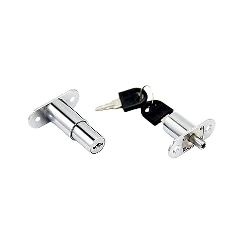 gazechimp Fechadura de de porta deslizante Fechadura de vidro com chaves Gadget Atualizado para serv