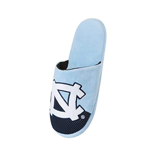 Image of FOCO Oklahoma Sooners NCAA Mens Team Logo Staycation Slippers