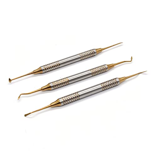Angzhili US-YKJSCTQ 6 Pcs/Kit Dental Composite Resin Filled Scraper,Non Stick Dental Filling Spatula,Double Headed Dental Restoration Tool thumb #3