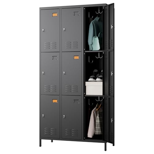 LOCENHU MetallSpind für Mitarbeiter,Schrank Spind Spint...