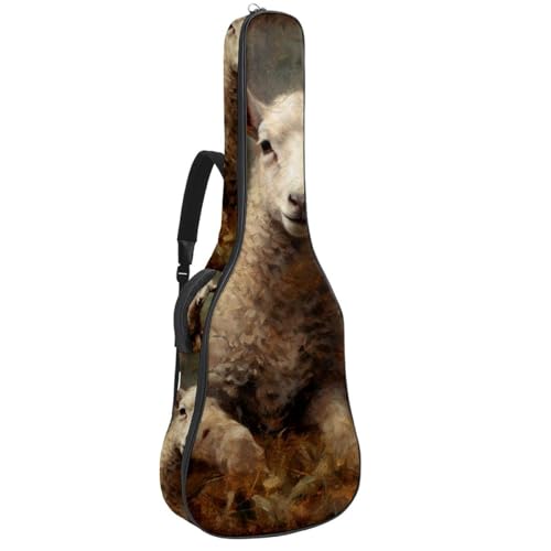 Étui pour guitares 41 pouces imperméable et rembourré folk