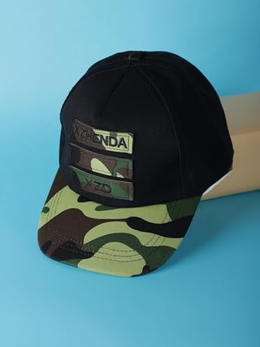Image of PASSION PETALS Summer Dino Rockstar Baseball Cap for Kids Boys and Girls 2-4Years