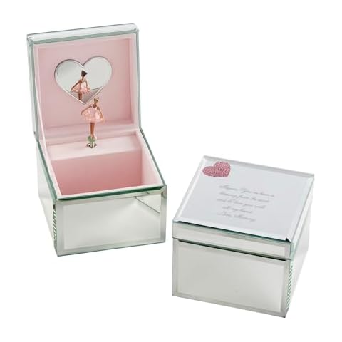 THINGS REMEMBERED Personalized Ballerina Musical Jewelry Box with Engraving Included, Play Swan Lake Music (Free Customization) Cover