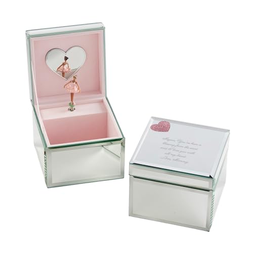 THINGS REMEMBERED Personalized Ballerina Musical Jewelry Box with Engraving Included, Play Swan Lake Music (Free Customization)