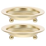 Surfaces propres assurées : chaque plaque de bougie en fer fonctionne comme un plateau de protection, empêchant les taches de cire, ce qui rend ce plateau à bougie pour la décoration de la maison à la fois élégant et pratique, plateau à bougie pour la décoration de la maison, bougeoir en fer rétro