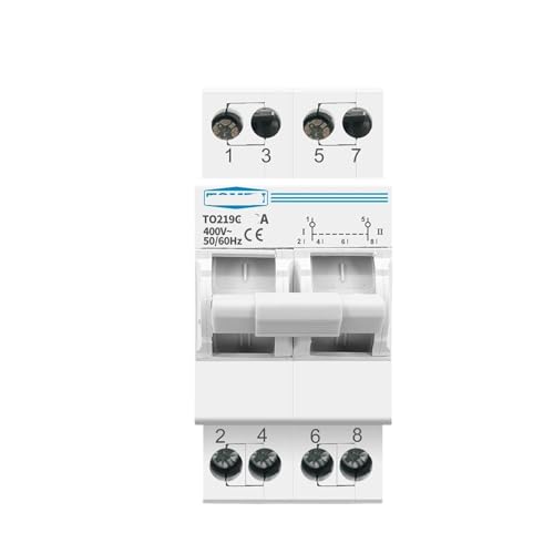 Disjoncteur de verrouillage TO219G 2P 63A avec basculement sécurisé