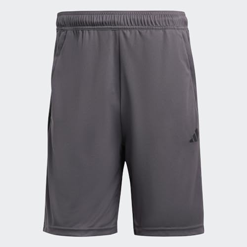 Image of adidas Tr-ES PIQ 3Sho Men Blue Training Shorts Size -