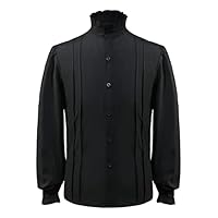 Chemise Homme Renaissance à Manches Bouffantes - Style Médiéval, Gothique, Steampunk - Pour Déguisement, Cosplay