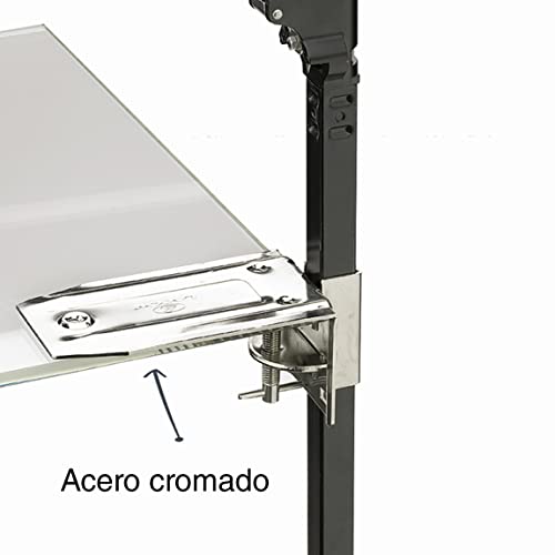 Abrelata de mesa Lacor 63005 con corte preciso y base estable negra 5