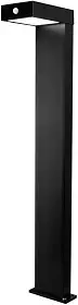 Balizador Solar Ziel LED 5W IP65 3.000K - Preto
