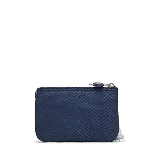 Image of Kipling Womens WomenA's Creativity Small Pouch, Versatile Cosmetics Kit, Lightweight Nylon Travel Organizer Wallet, Endless Bl Emb, 5.75 L x 3.75 H 1.5 D US