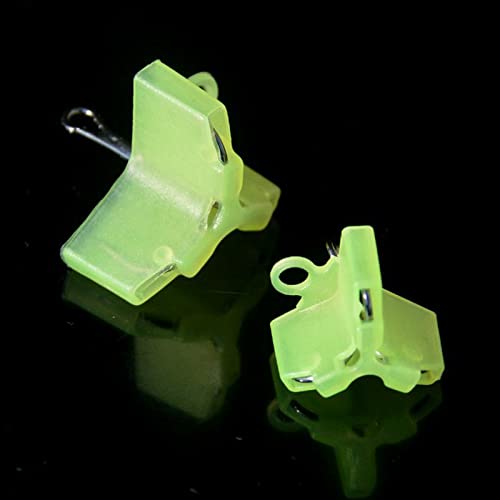 Pack of 100 Fishing Hook Hoods, Covers for Treble Hooks Treble Hook Cover, Suitable for Protecting Hooks from Damage to the Bag (Green) - Image 2