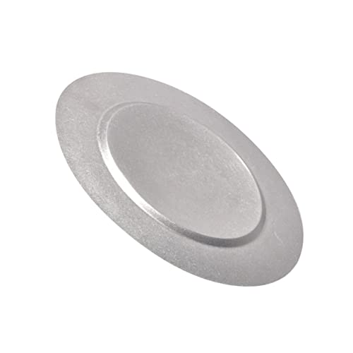 OUNONA Stainless Steel Plate Camping Dinner Plate Camping Cutlery Easy Clean Outdoor Tableware