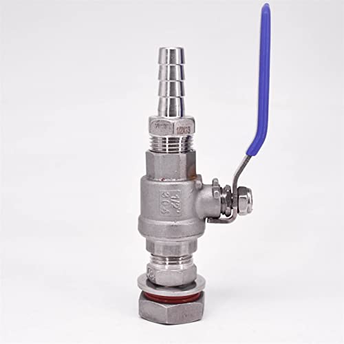 Conector de manguera de 15 mm recto con interruptor antigoteo BSP de 3/4" 4