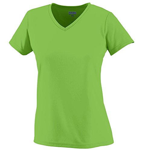 Augusta Sportswear Women's Standard Wicking t-Shirt, Lime, Medium