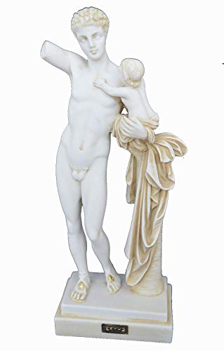 Estia Creations Hermes eros Escultura Antigua Estatua griega envejecida