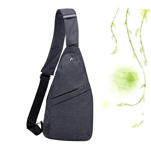 Bolso de la de los hombres VALICLUD negro para llevar tus esenciales con comodidad 5