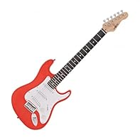 PERFECT FOR YOUNG MUSICIANS - Lightweight, ergonomic size body design, comfortable maple neck and smooth fingerboard make this guitar a perfect choice for beginners allowing for long practice without strain EXPLORE MULTIPLE GENRES - 3 single coil pic...