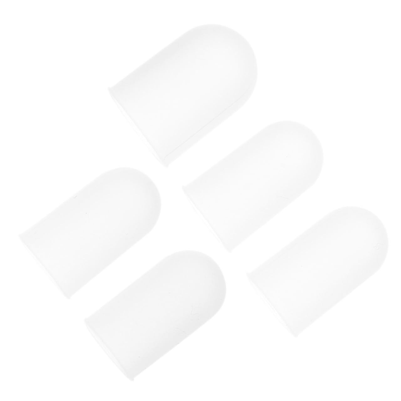 FOMIYES 5pcs Insulated Cots Cover Support Protector Non-Slip Sleeves Silicone Cots Thumb Caps Caps Thumb Protector