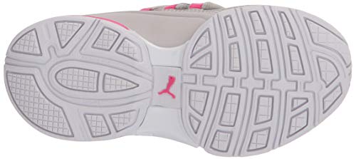 Image of PUMA unisex-child Axelion Sneaker, Gray Violet-Glowing Pink, 3 Little Kid