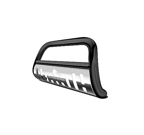 Image of Black Horse Bull Bar Skid Plate Black Compatible with 1996-2001 Ford Explorer|1998-2000 Ford Ranger|1997-2001 Mercury Mountaineer-CBBS-FOB2701SP